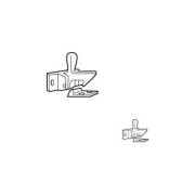 Don-Jo 1590605 1590 Cast Brass Elbow Catch, Polished Brass Finish (Pack of 10)