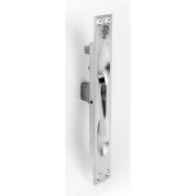 Don-Jo DJ1555626 1555 Cast Brass Metal Door Flush Bolt, Satin Chrome Plated, 1" Width x 6-3/4" Height (Pack of 10)