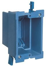 Carlon 622227  Outlet Box, Old Work, 1 Gang, 3-7/8-Inch Length by 2-3/8-Inch Width by 3-5/8-Inch Depth, Blue