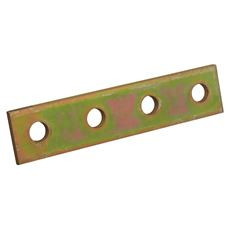 THOMAS & BETTS 461514 ZX207 Super Strut 4 Hole Flat 71/4-Inch by 15/8-Inch Splice Plate Fitting, Pack of 1