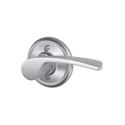 SCHLAGE F170MER626RH F170-MER-RH F-Series Merano Single Dummy Right Handed Door Lever, Satin Chrome