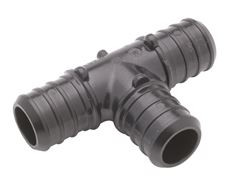 Zurn 421416 PEX POLYMER TEE, 1 IN. BARB, LEAD FREE