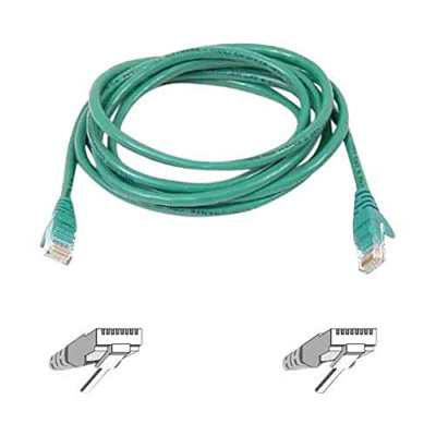 Belkin A3L980-03-GRN-S 3Ft Cat6 Patch Cable Green Snagless Rj45M/Rj45M Rohs - Model#:.
