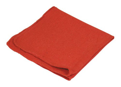 Carrand CRD40047 10 Pack 13X14 Cotton Shop Towels - Red.
