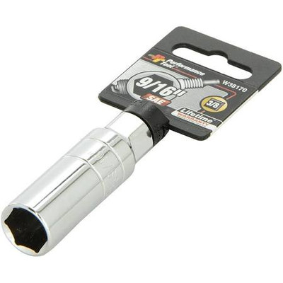 WILMAR WLMW38170 Performance Tool 3/8" Dr 9/16" Spark Plug Socket