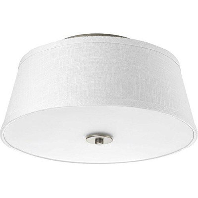 Progress Lighting 94373909 P3739-09 Traditional/Casual 2-60W Med Flush Mount, Brushed Nickel