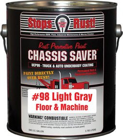 Magnet Paint & Shellac MPCUCP99-01 Chassis Saver Paint, Stops and Prevents Rust, Gloss Black, 1 Gallon Can