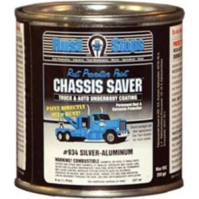 Magnet Paint & Shellac MPCUCP934-04 Chassis Saver Paint, Stops and Prevents Rust, Sliver-Aluminum, 1 Quart Can