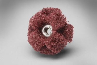 3M MMM64446 Scotch-Brite HS-XB Aluminum Oxide Cross Pad - Very Fine Grade - 3/8 in Width x 1 in Length - 20000 Max RPM - 1/4 in Pad Thickness - [PRICE is per EACH]