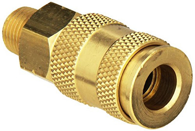 Milton Industries MILS765 Milton 1/4" MNPT V Style High Flow Coupler