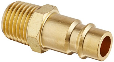 Milton Industries MIL760 Milton 1/4" MNPT V Style High Flow Plug - Box of 10