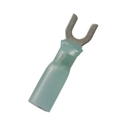 The Best Connection JTT2353J 16-14 #6 Blue CS Heat Shrink Spade - 10 Piece