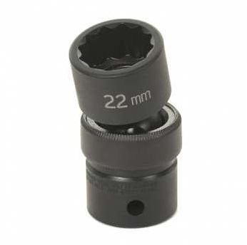 Grey Pneumatic GRE2112UM 1/2" Drive x 12mm Standard Universal- 12 Point