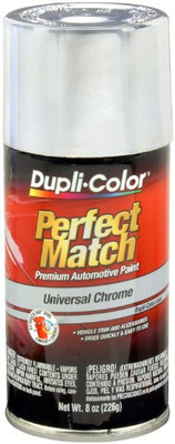 SHERWIN WILLIAMS DUPBUN0200 Dupli-Color E7 Universal Chrome Perfect Match Automotive Paint - 8 oz. Aerosol