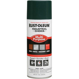 Rust-Oleum Corporation B686531 Rust-Oleum Industrial 1600 System General Purpose Enamel Aerosol, Hunter Green, 12 oz. -