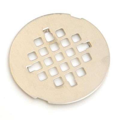 T&S Brass BC7225 NS BrassCraft Prong to Prong Shower Drain Strainer, Satin Nickel