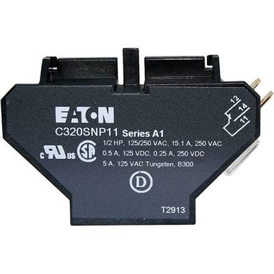 EATON C320SNP11 Cutler Hammer- 1N/O & 1N/C Auxiliary Contact