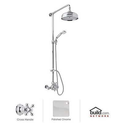 Rohl AC407X-APC Rohl Cisal Exposed Thermostatic Shower System Complete With Therm Valve Riser Diverter