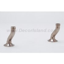 Rohl 102849 Perrin & Rowe Pair of Eccentric Deck Unions for Bridge Faucets U.4790X and U.4791L, Polished Chrome