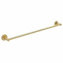 Rohl 117174 SPECIAL ORDER ONLY NON-CANCELABLE AND NON-RETURNABLE LOMBARDIA AND AVANTI BATH 24^ SINGLE TOWEL BAR IN UNLACQUERED BRASS