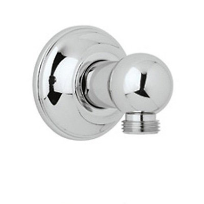 Rohl 1295APC Rohl Wall Outlet 1/2"F Npt Round Connection With Brass Sliding Flange In Polished Chrome