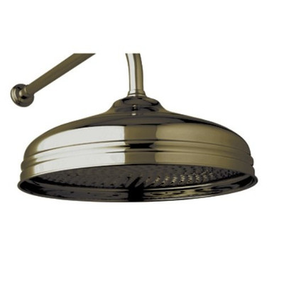 Rohl 104938 12-Inch Diameter Perrin and Rowe Single Function Showerhead in English Bronze