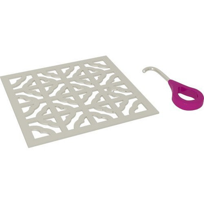 Rohl DC3146PN Rohl Decorative Shower Drain Petal 5" Decorative Drain Cover In Polished Nickel With