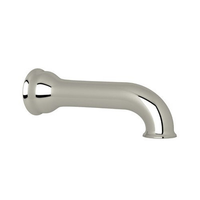 Rohl 109783 1/2-Inch Npt 7-Inch Reach Cisal Wall Mounted Tub Spout in Polished Nickel