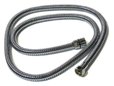 Rohl 114396 1/2-Inch Female by 1/2-Inch Female 59-Inch Flex Hose Standard Length Double Spiral in Satin Nickel