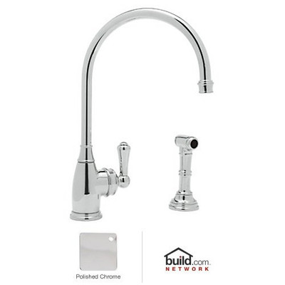 Rohl U.4702APC-2 Perrin & Rowe Georgian Era Single Hole Single Lever Parthian Kitchen Faucet With