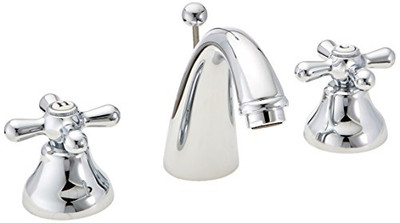 Rohl A2707XMAPC-2 Rohl Italian Bath Verona Three Hole Widespread Lavatory Faucet In Polished Chrome