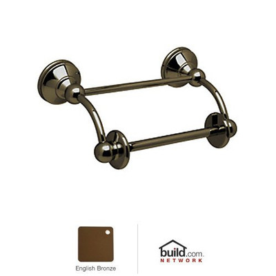 Rohl U.6947EB Perrin & Rowe Spare Toilet Paper Roll Holder In English Bronze 8 7/8" Long 2" Wide And 3