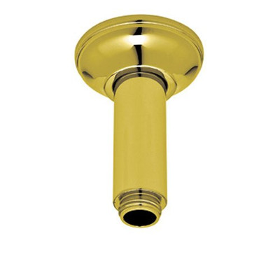 Rohl 1505/3IB Rohl Ceiling Mounted Shower Arm 3" Length Brass For Overhead Shower 26Mm Diameter 1/2"M