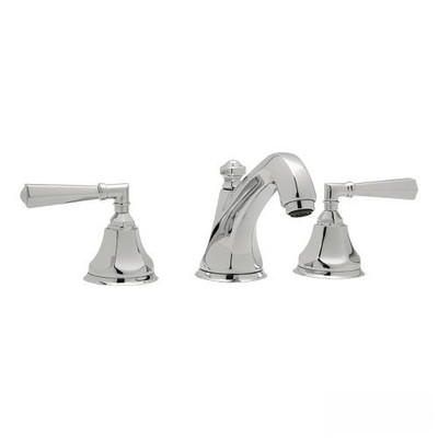 Rohl A1908LMAPC-2 Rohl Palladian Widespread Lavatory Faucet In Polished Chrome With Hex Spout