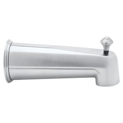 Rohl RT8000APC Rohl Wall Mounted 7 1/4" Length Tub Spout Only With Integrated Diverter Trim Ring And