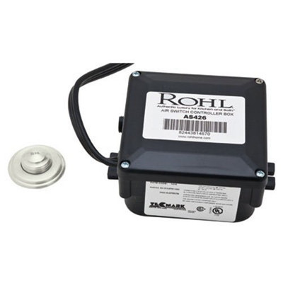 Rohl AS550STN **Kit** Rohl Luxury Air Activated Switch Complete With Button And Control Box For Waste