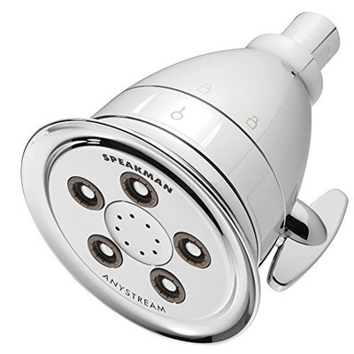 SPEAKMAN SS2005HBF  Hotel Pure Anystream High Pressure 2.5 GPM Adjustable Filtered Shower Head, Polished Chrome