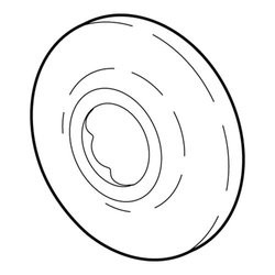 Delta DRP6025PN Shower Flange Polished Nickel