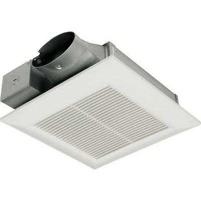 Broan PANFV0510VS1 Panasonic WhisperValue DC Ventilation Fan with Pick-A-Flow Speed Selector, Low Profile, Extremely Quiet, Long Lasting, Easy to Install, Code Compliant, Energy Star Certified, White