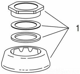 Sloan S5306115 F3 1 SJ GSKT VALVE COMPANY