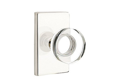 Emtek 5212MDCUS14 EMT 5212 MODERN DISC CRY US14 PRIV MODERN RECTANGULAR ROSE
