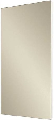 Jensen R1438 16X26 Recess Mount Metal Body Medicine Cabinet With Frameless Polished Edge Mirror And 2 Adjustable Steel Shelves