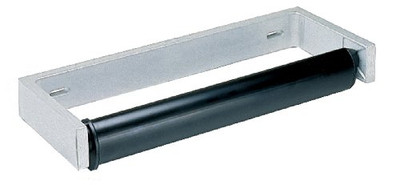 Bobrick 253  Heavy Duty Cast Aluminum Surface Mounted Roll Paper Towel Dispenser with ABS Spindle, Satin Finish, 12-1/2" Width x 4-78" Projection