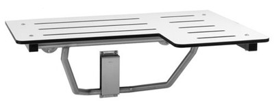 Bobrick 5181 Reversible Folding Shower Seat Stainless Steel