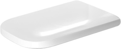 Duravit 64690099 Happy D.2 Toilet seat and cover removable, hinges stainless steel, with automatic closure White Alpin