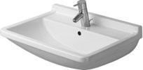 Duravit 300550000 0 Starck 3 Ceramic 21-5/8" Bathroom Sink for Wall Mounted or Pe, White