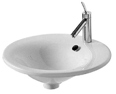 Duravit 4075300001 Vanity basin 21" Starck 1, white (Alpin) countertop model WGL White Alpin