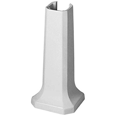 Duravit 857900000 Pedestal 1930 white (Alpin) for, washbasin 043870 and 043880 White Alpin