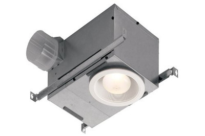 Broan 744 Recessed Fan and Light Combo for Bathroom and Home, 75-Watts, 70 CFM