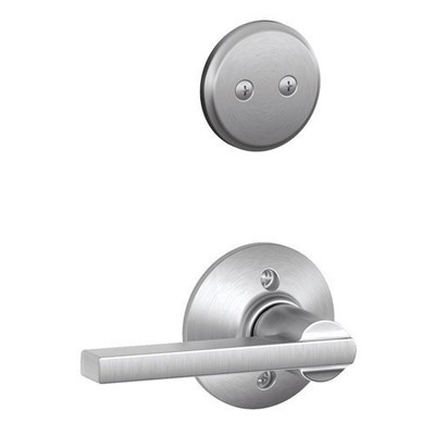 SCHLAGE F94LAT626 F94-LAT Latitude Lever Dummy Interior Pack, Satin Chrome